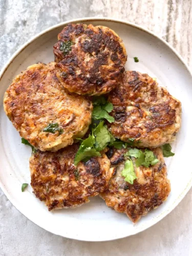 Spiced Potato and White Turnip Fritters