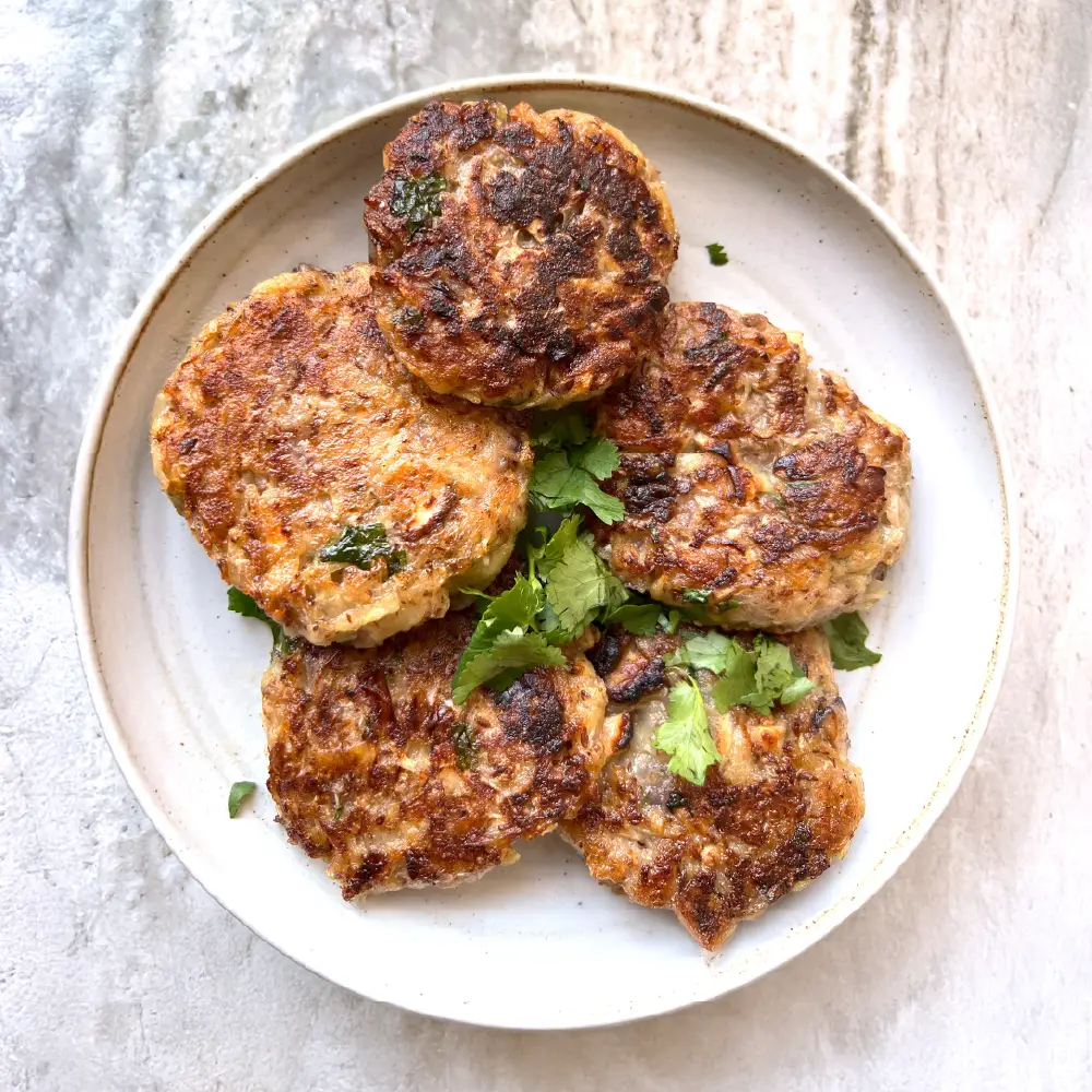 Spiced Potato and White Turnip Fritters